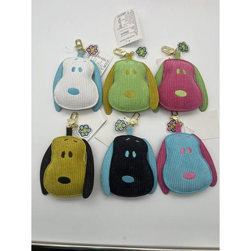 Peanuts Mystery Box Snoopy Head Padded Corduroy Bag Charms