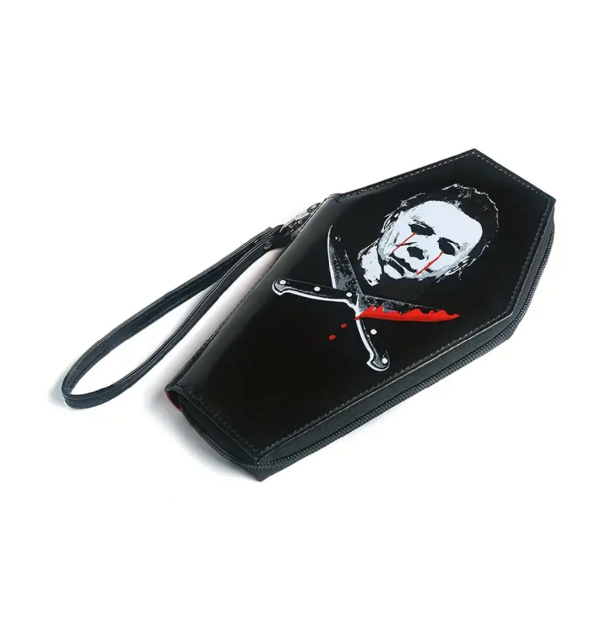 Sale Michael Myers Halloween Coffin Wallet / Wristlet NEW