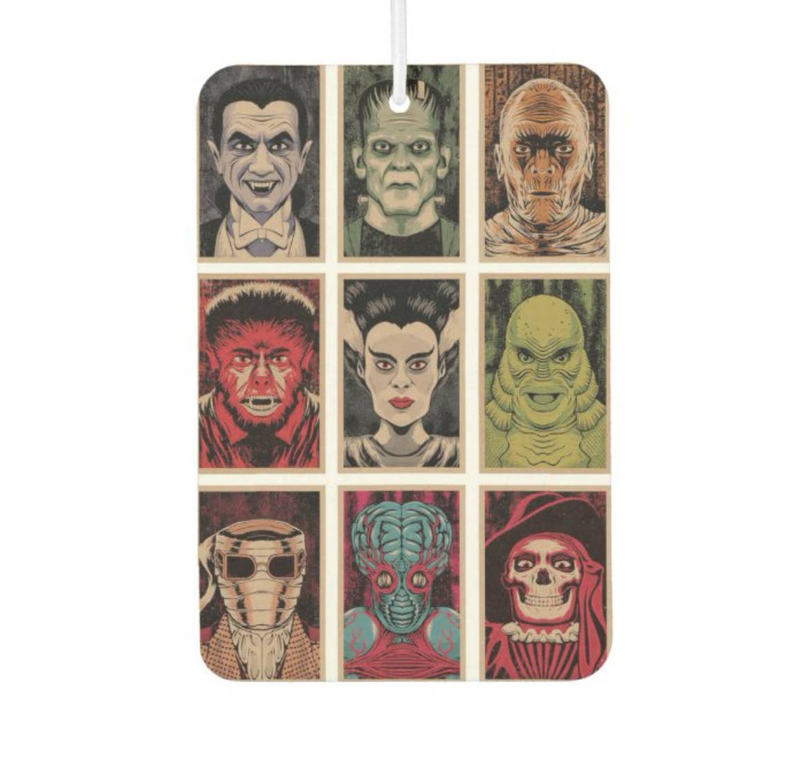 Retro Monsters Car Freshener- Cherry Scent