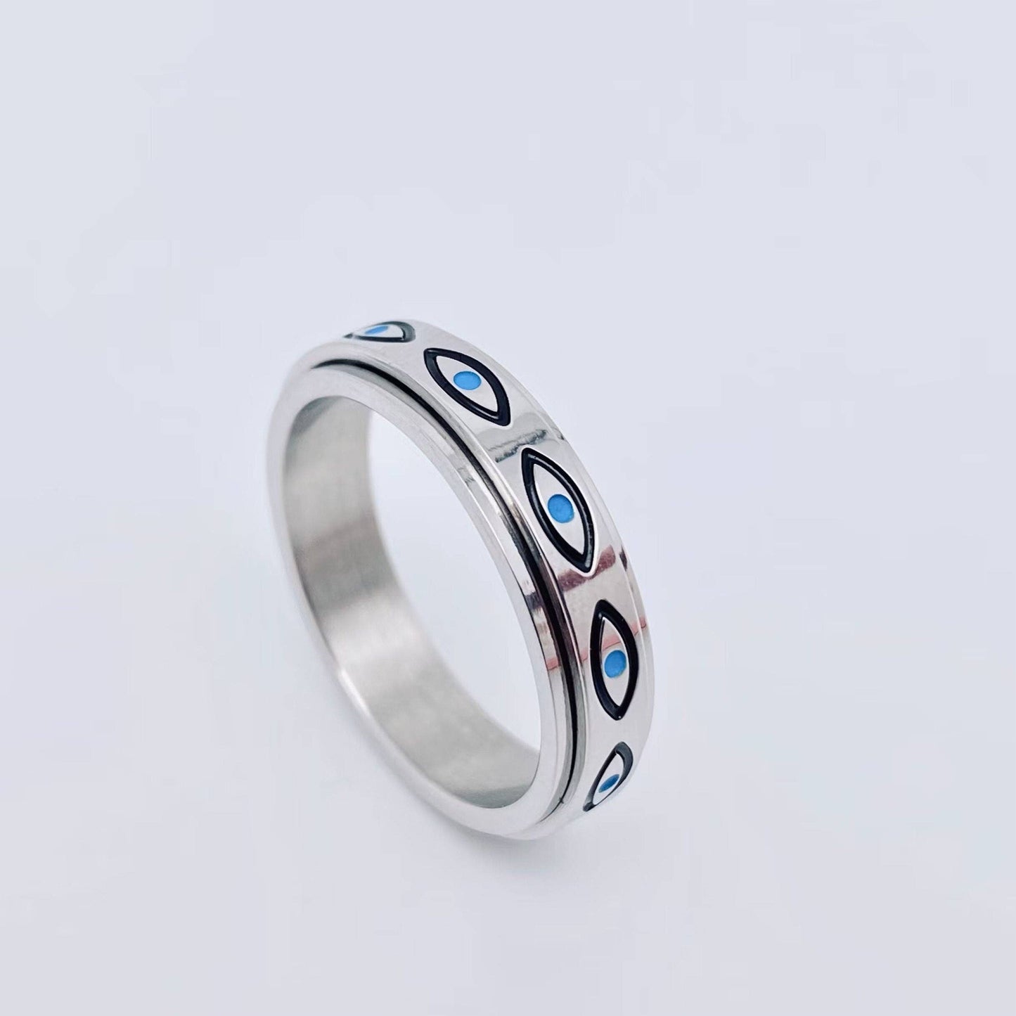 Eye Stainless Steel Rotatable Ring