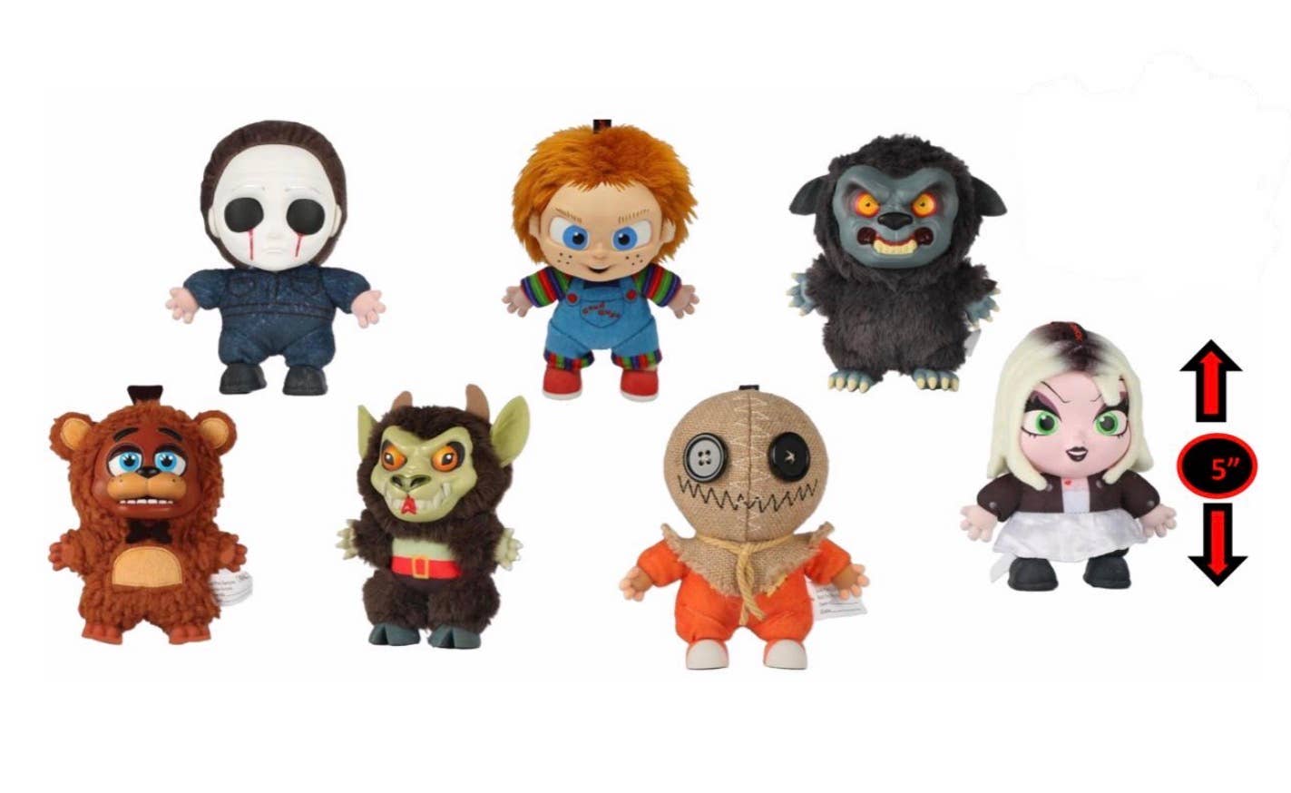 Tiny Nightmares Fright Face BLIND Vinyl Plush Clip On