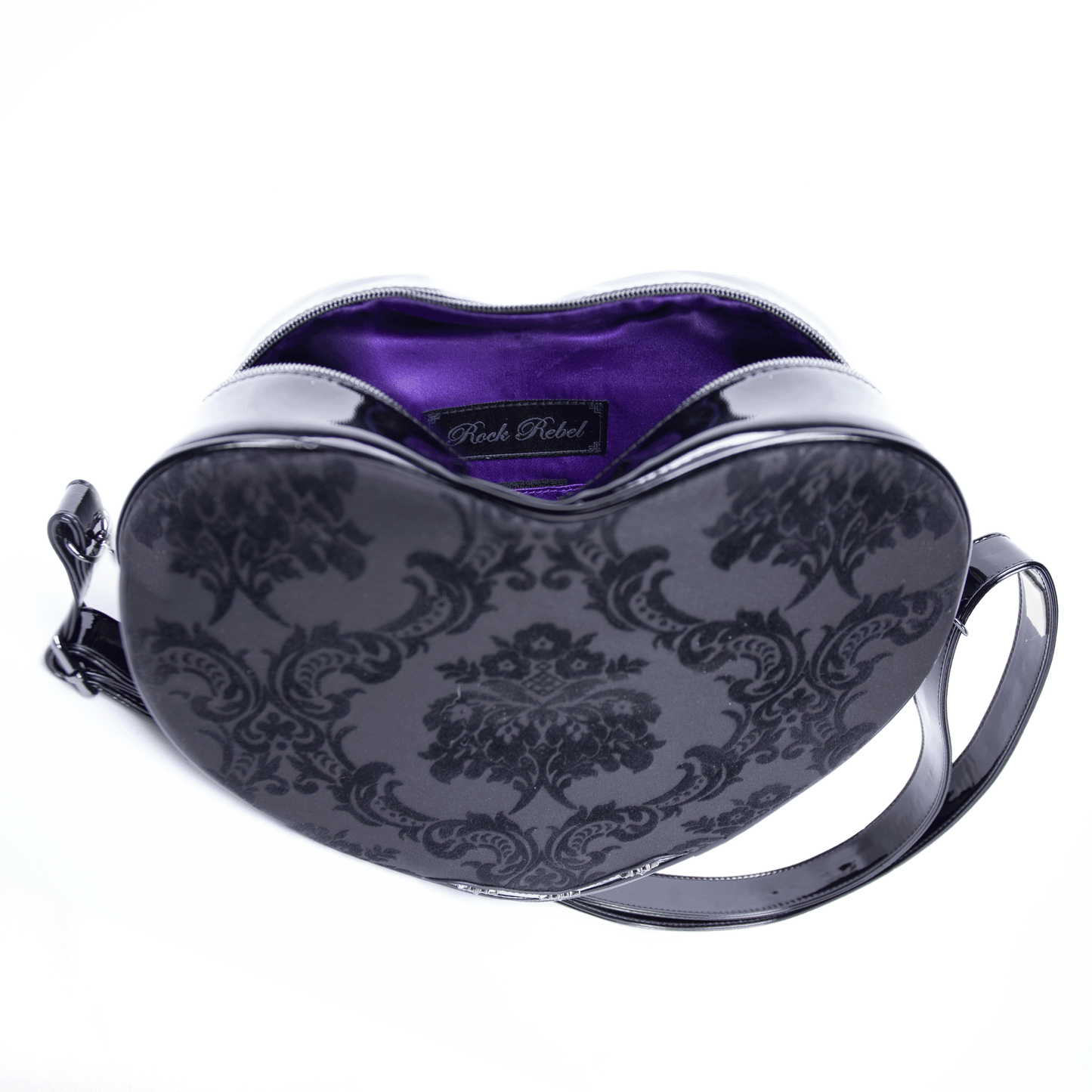 Damask Heart Shoulder Bag