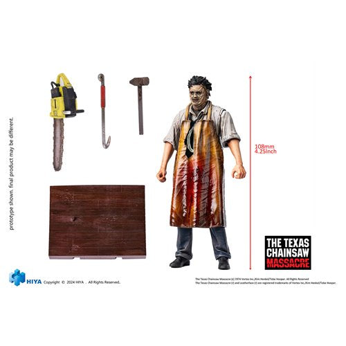 Texas Chainsaw Massacre 1974 Exquisite Mini Leatherface Killing Mask 1:18 Scale Action Figure