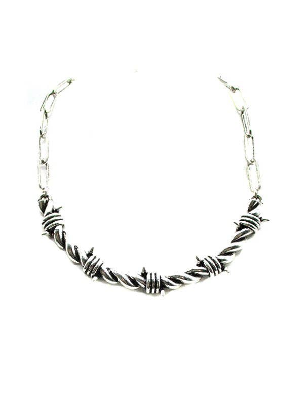 Western Barbed Wire Necklace