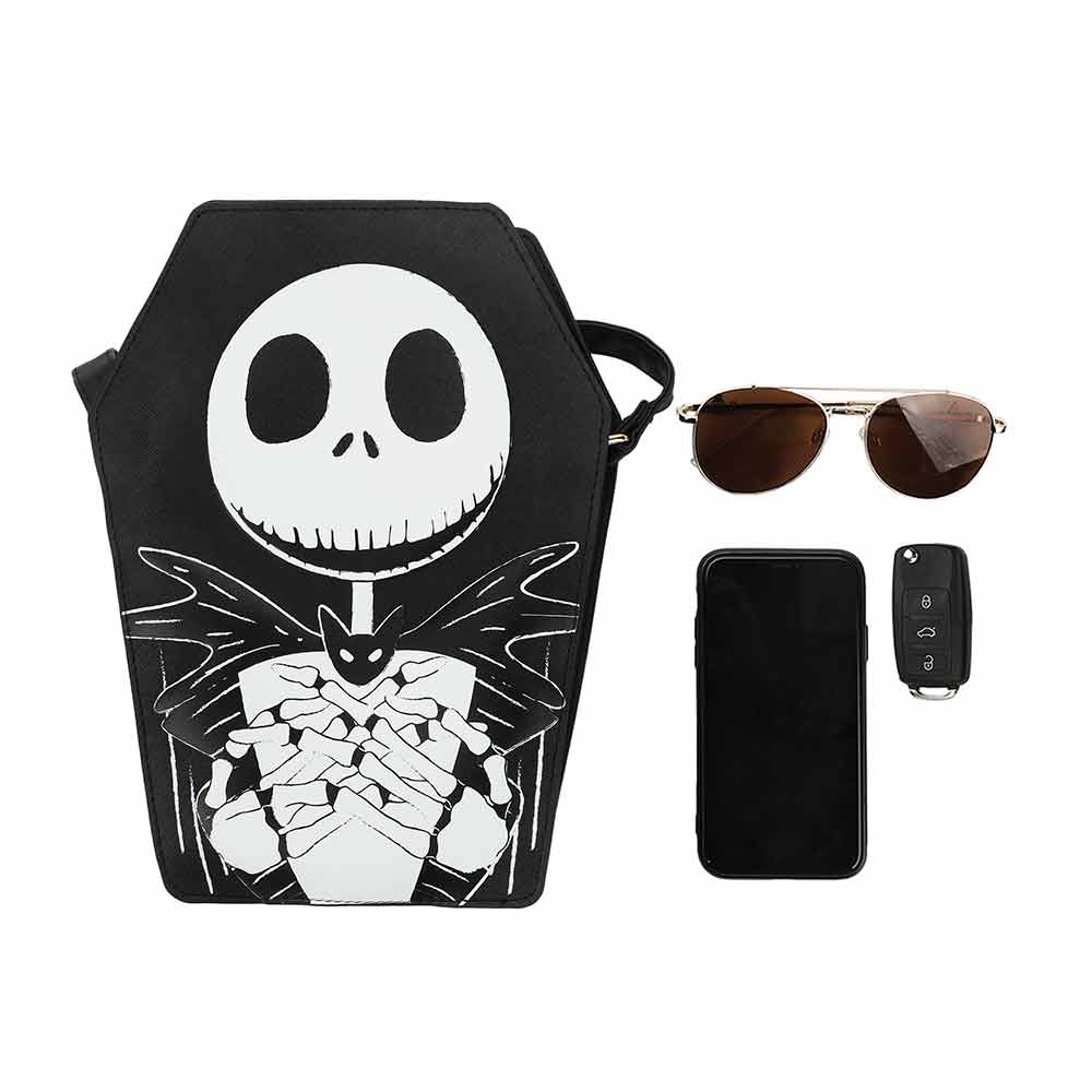 Jack Skellington Coffin Crossbody Bag