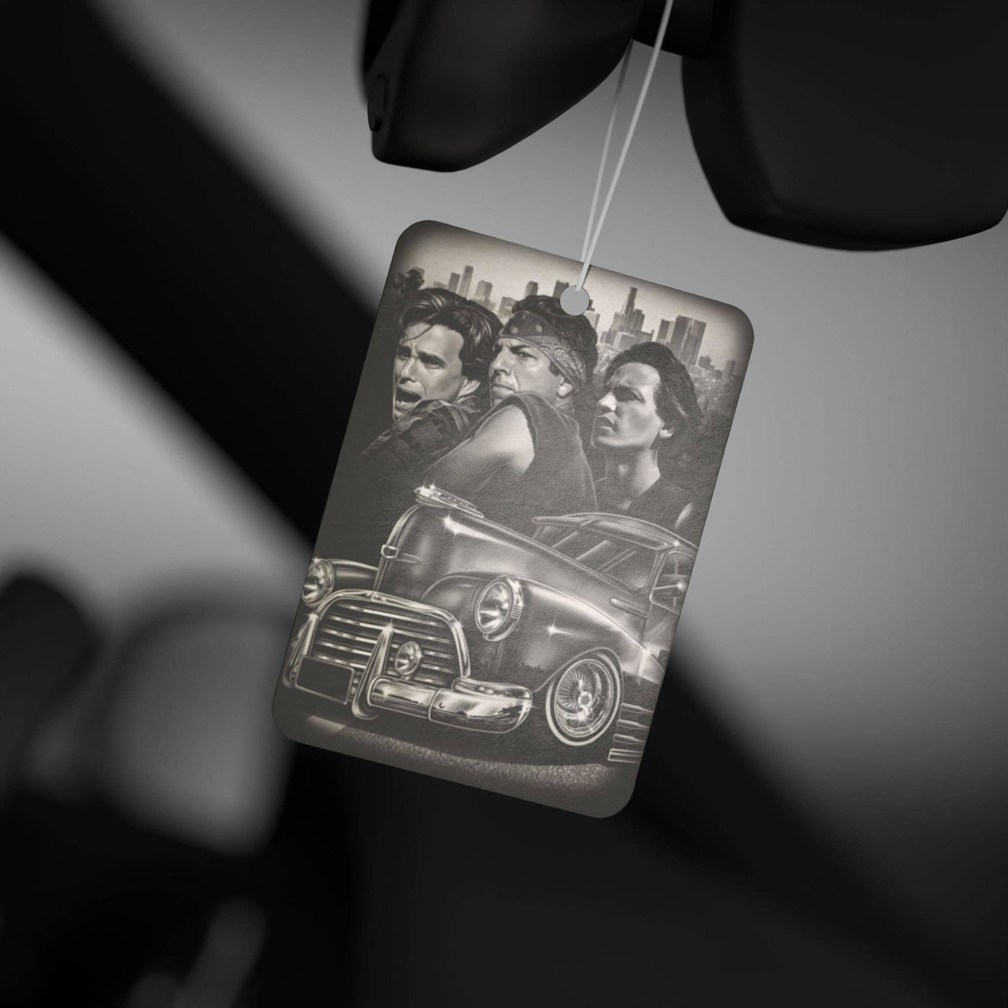 Blood in blood out Car Freshener- black ice Scent