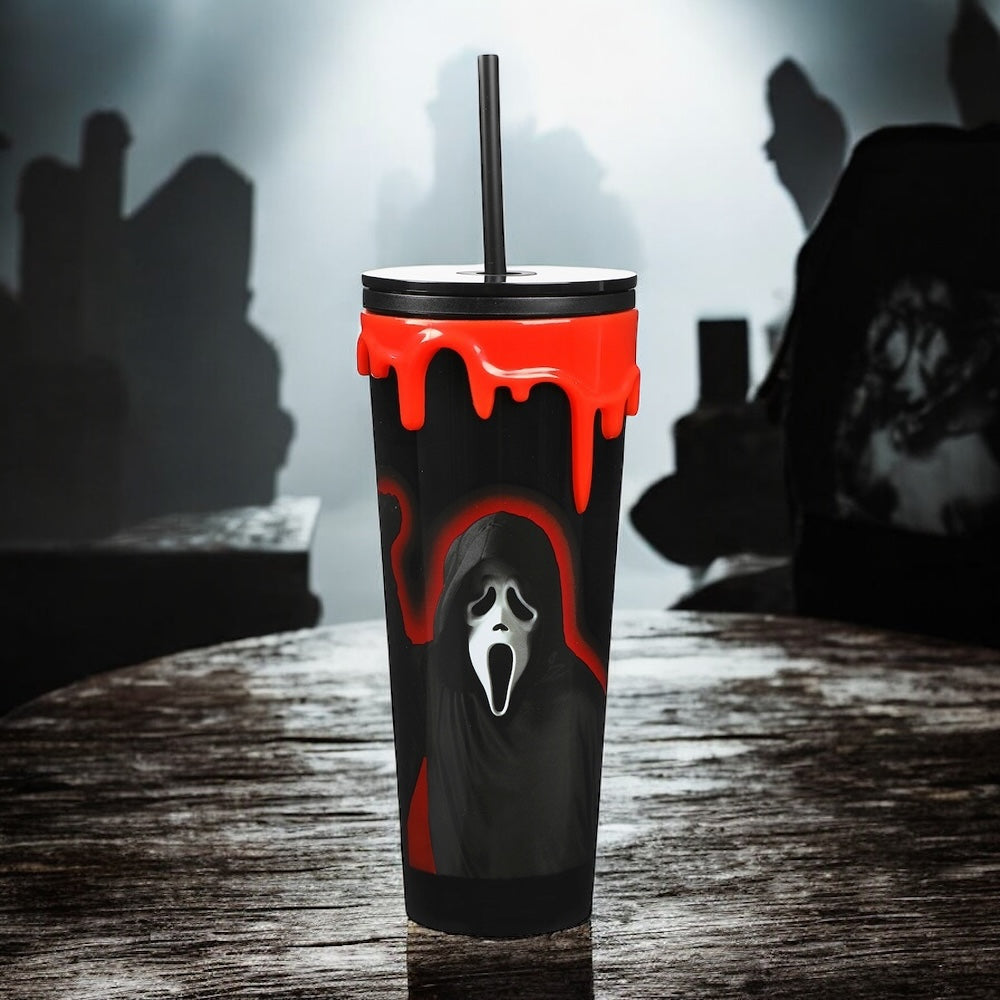 Ghost Face 3D Molded Drip 24 oz. Acrylic Tumbler