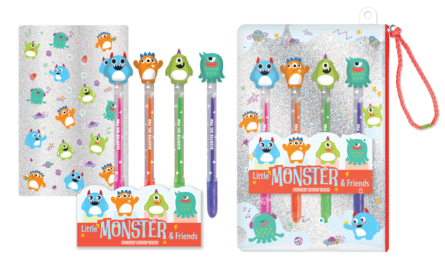 Little Monster & Friends Gel Pet Set