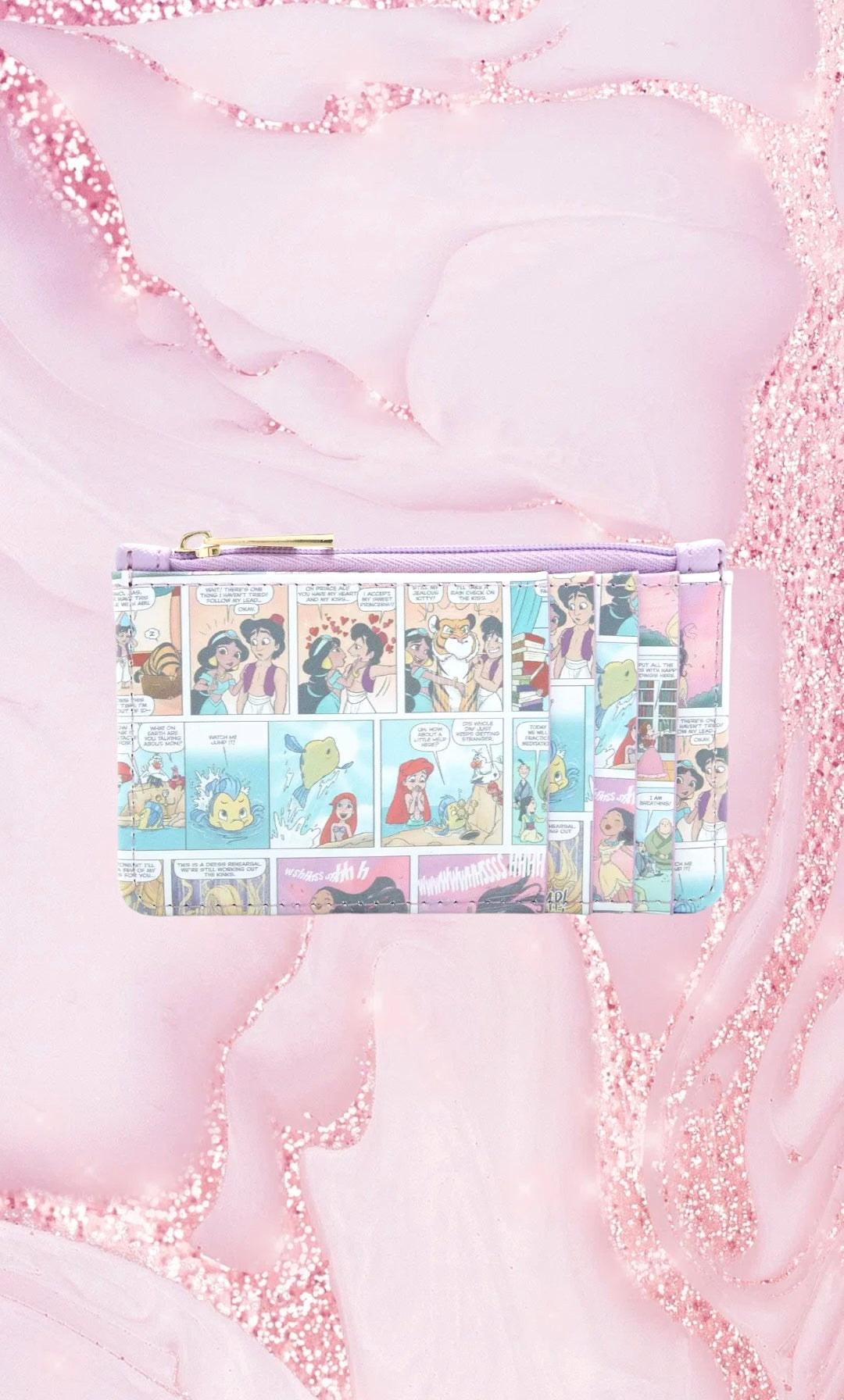 Princesses Comic Art Allover Print Cardholder