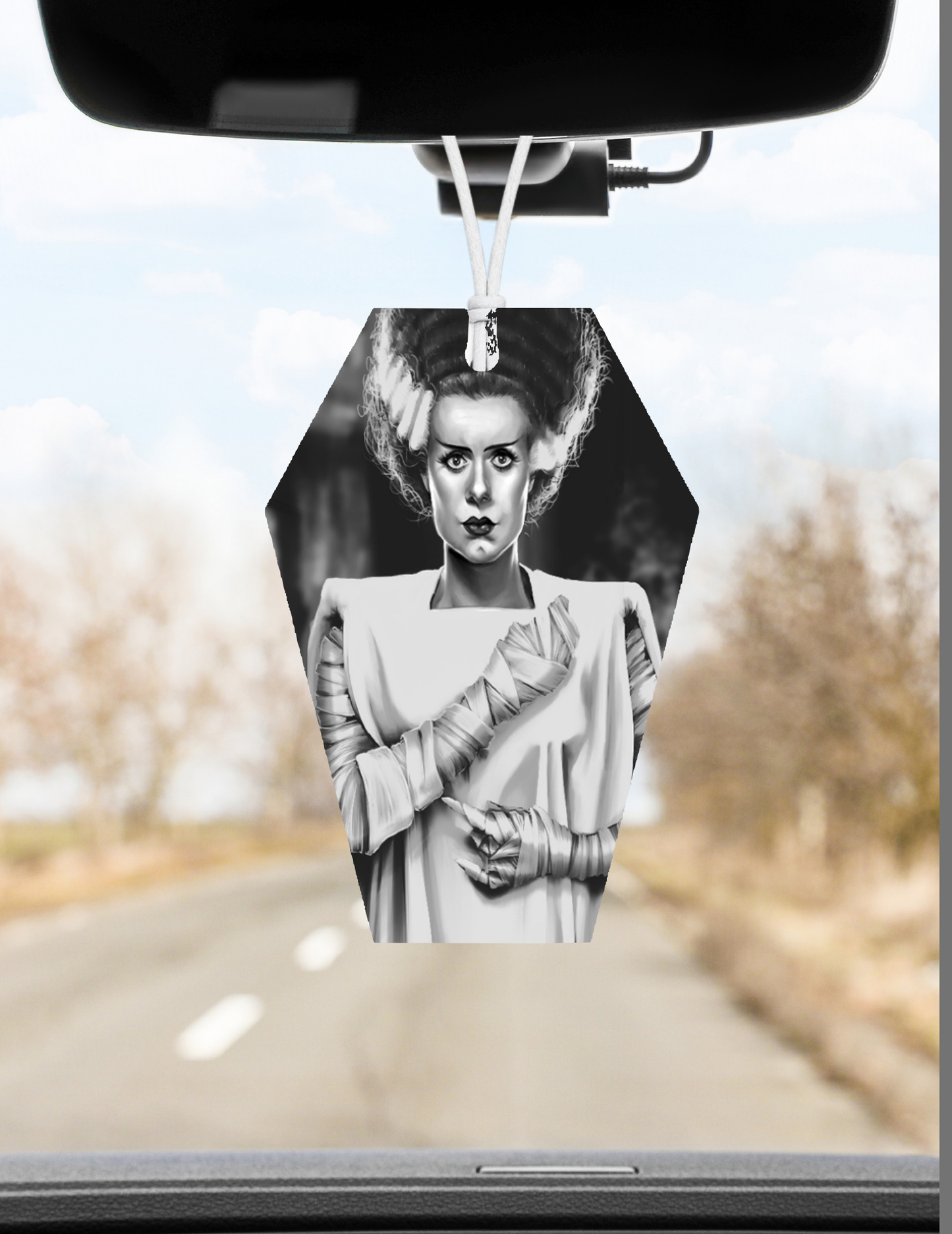 Bride of Frankenstein Air Freshener - dahlia noir scent  