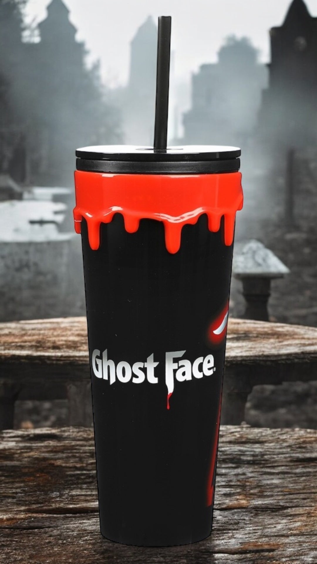 Ghost Face 3D Molded Drip 24 oz. Acrylic Tumbler