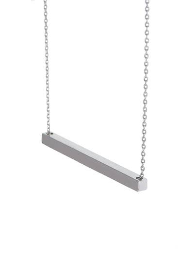 FUCK TRUMP Brass Bar Necklace