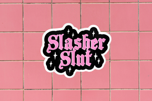 Slasher Slut Horror Sticker