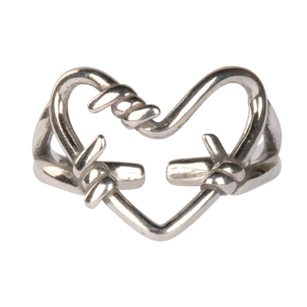 Heart Adjustable Ring - Universal Fit