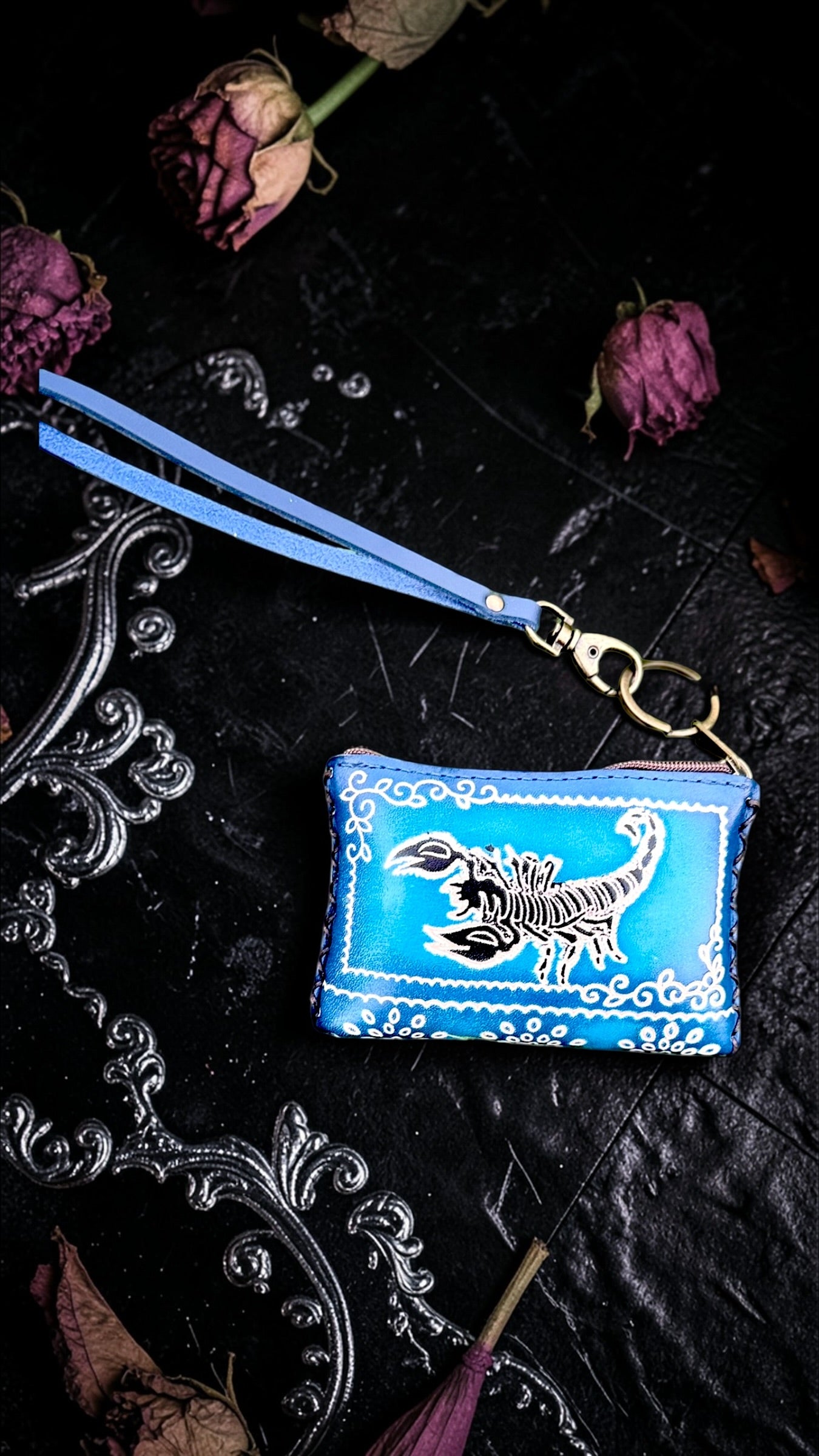 Mini Scorpion Handmade Leather Coin Purse