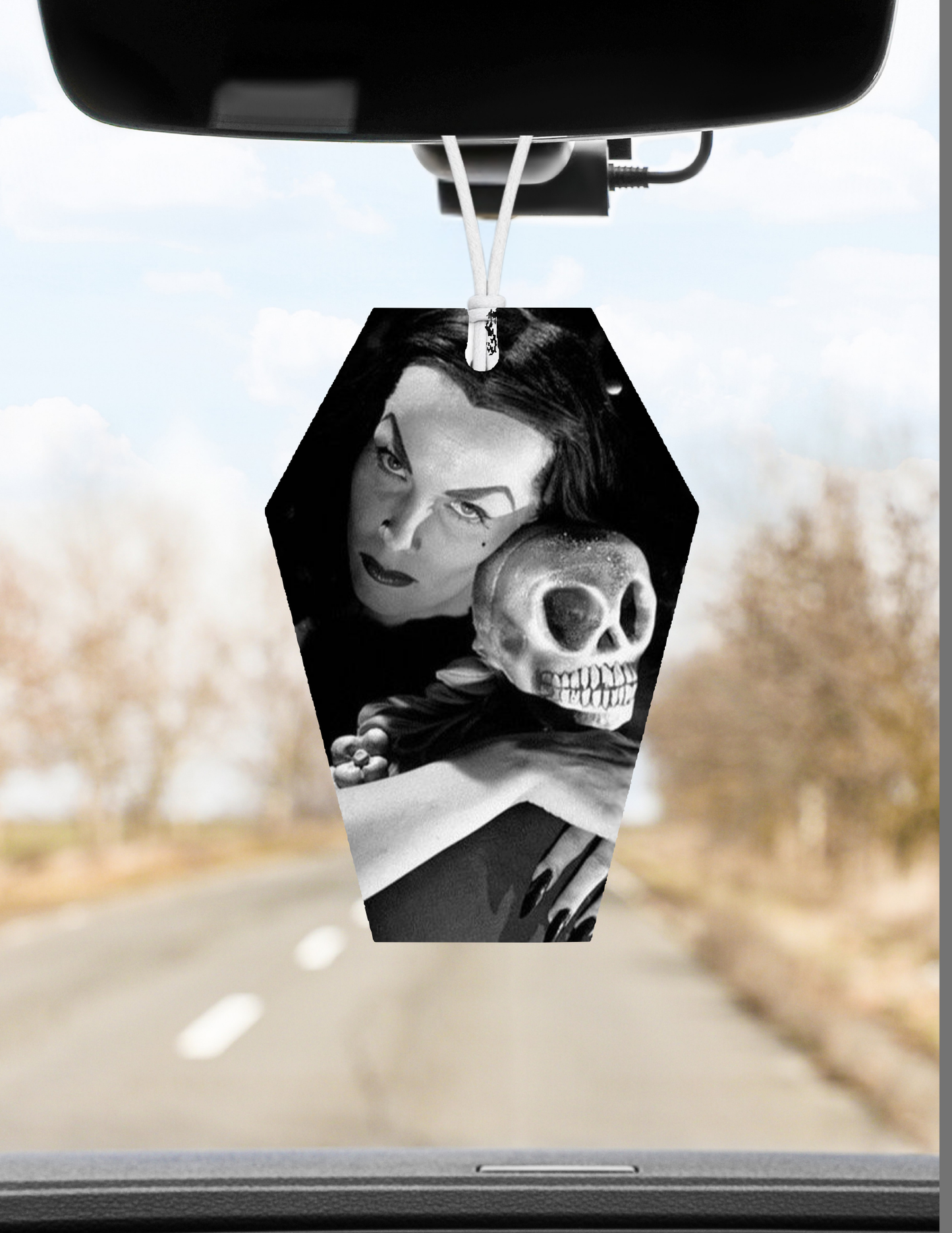Vampira Car Freshener- plumeria scent 