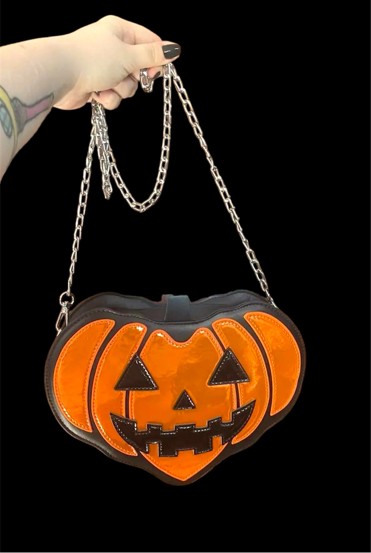 Pumpkin Heart Crossbody