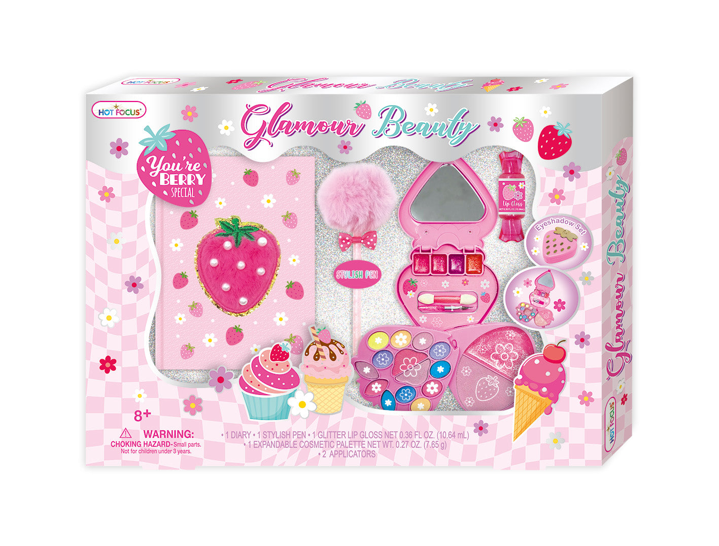 Strawberry Glamour Beauty Set