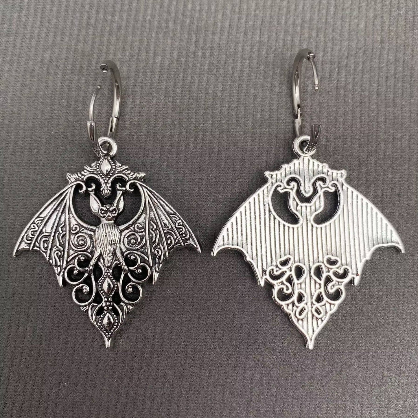 Bat Huggie Earrings