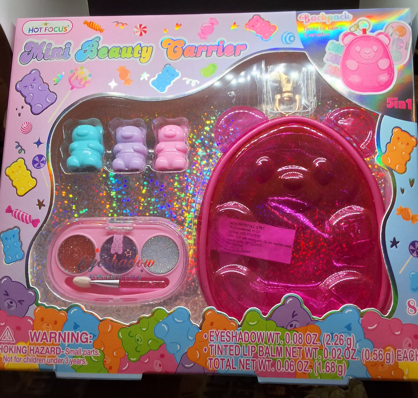 Mini Beauty Carrier, Gummy Bear