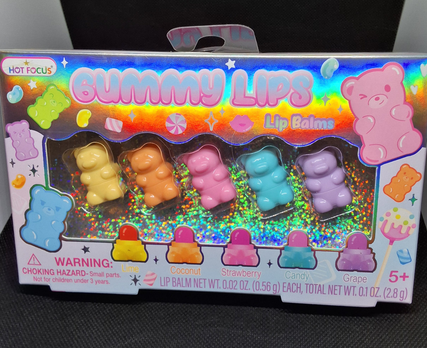 Mini Lip Balms, Gummy Bears