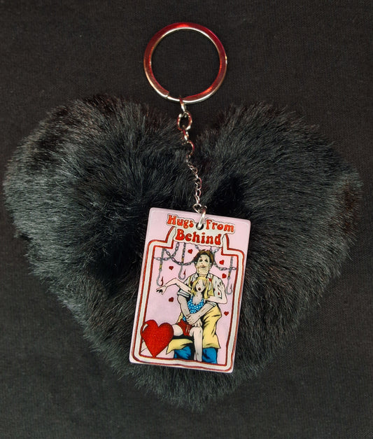 Wicked Pom Pom Keychain