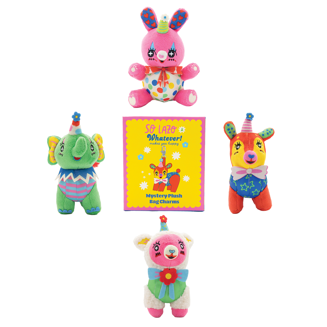 So Lazo Blind Box Party Animals Plush Bag Charms