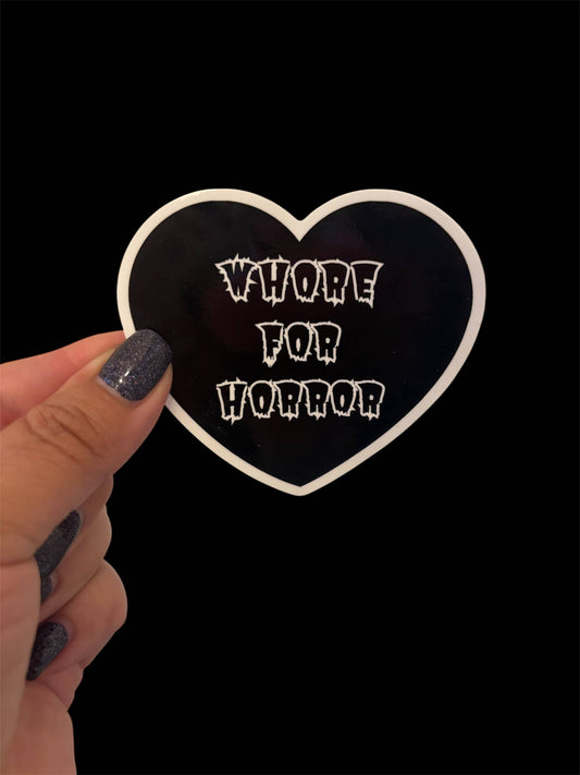 Whore for Horror Sticker