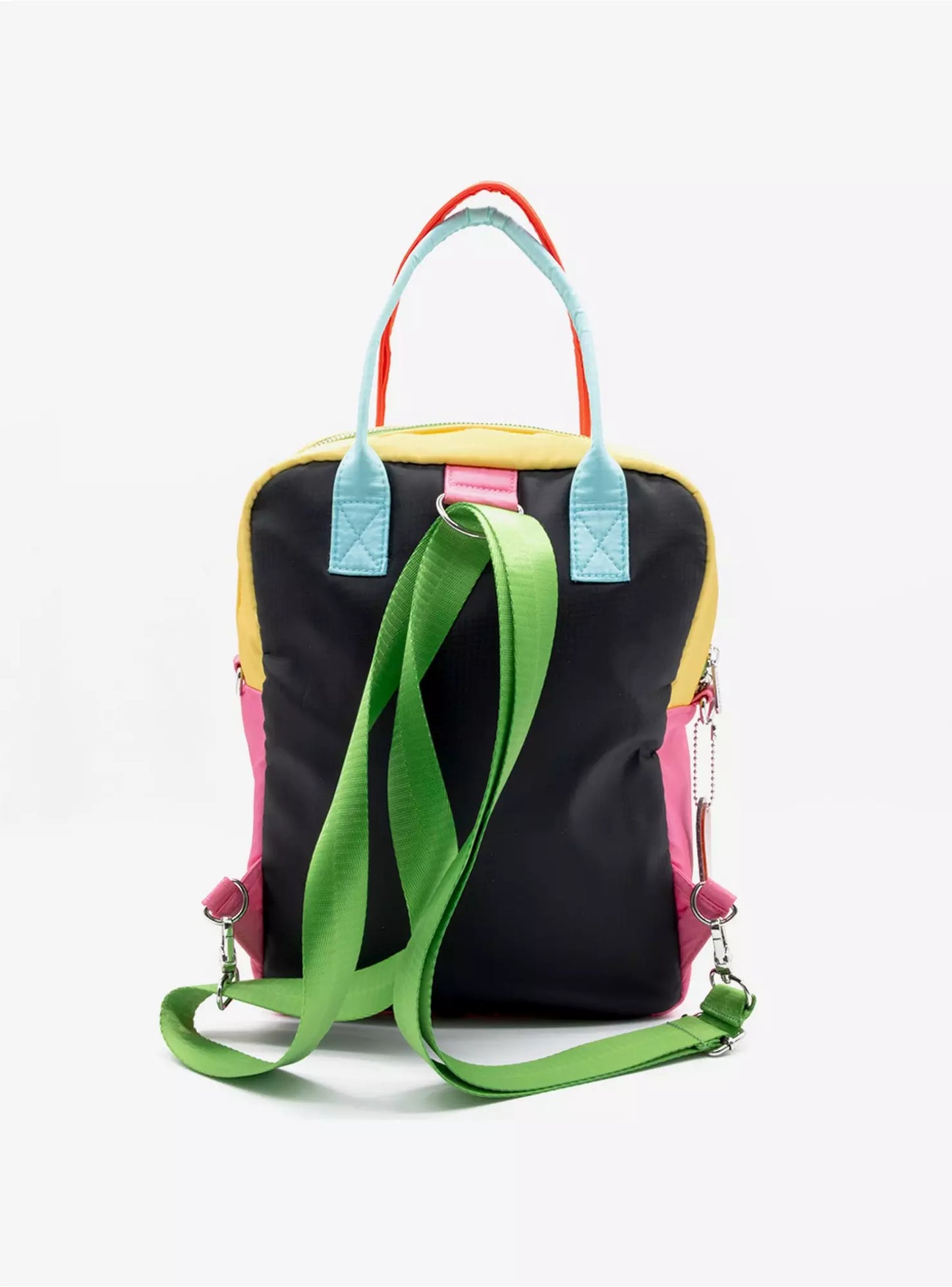 Killer Klowns From Outer Space Color Block Reversible Backpack with Bag Charm X Whatever! Makes You Happy