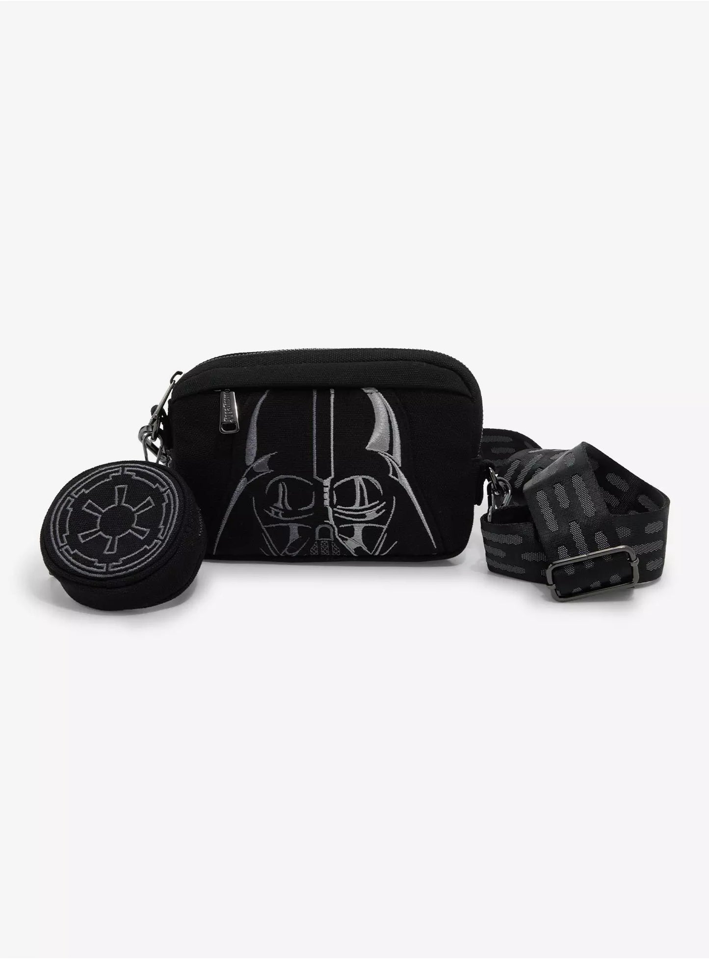 Darth Vader Loungefly Canvas Sling Crossbody Bag with Coin Bag