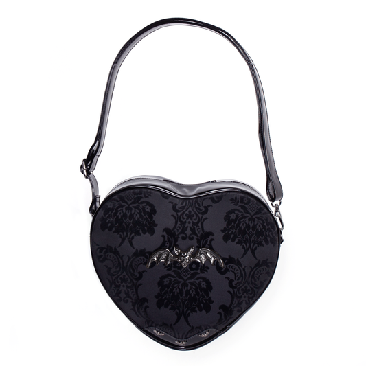 Damask Heart Shoulder Bag