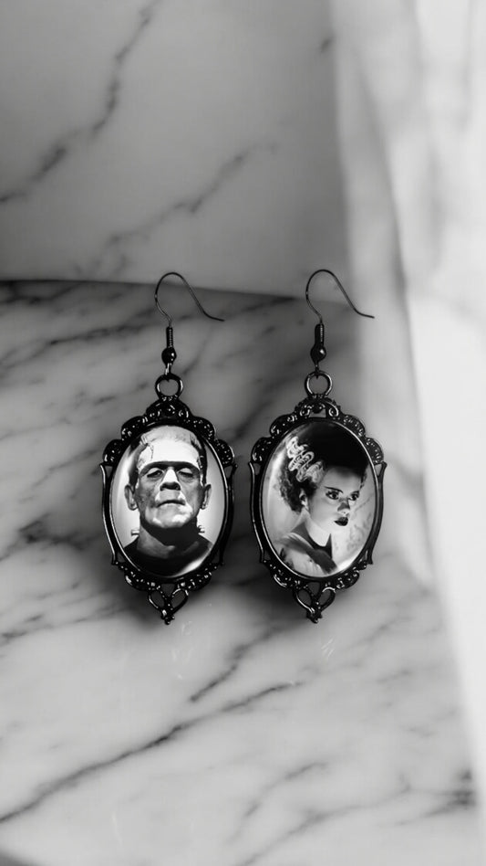 The Bride and Frankenstein Earrings