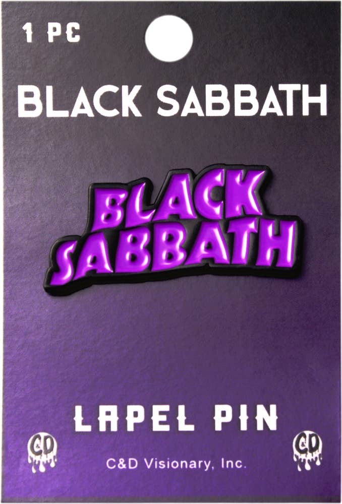 Black Sabbath Enamel Pin