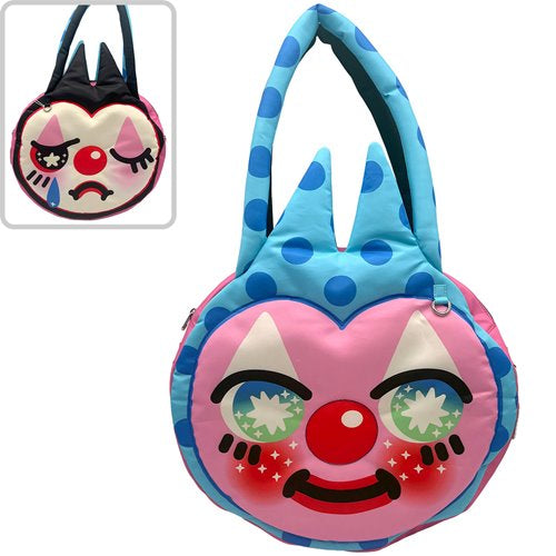 So Lazo Happy/Sad Clown Oversized Tote Bag
