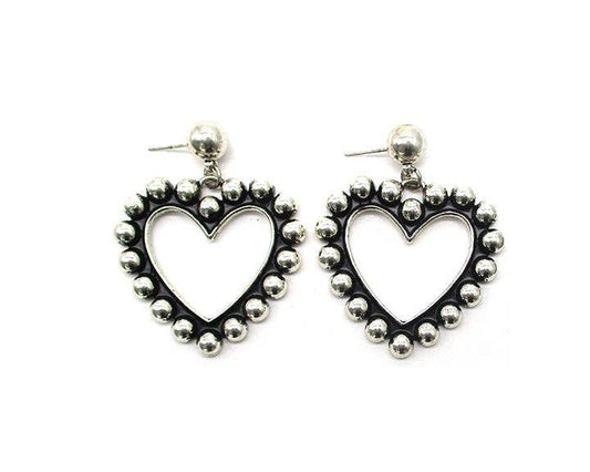 Heart Bubble Dangle Earrings