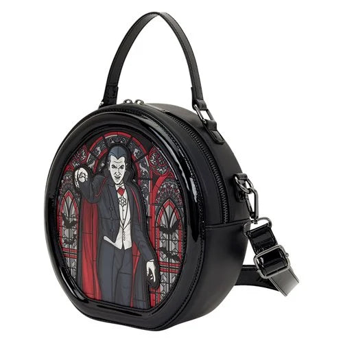 Dracula & Frankenstein Double Sided Crossbody Bag
