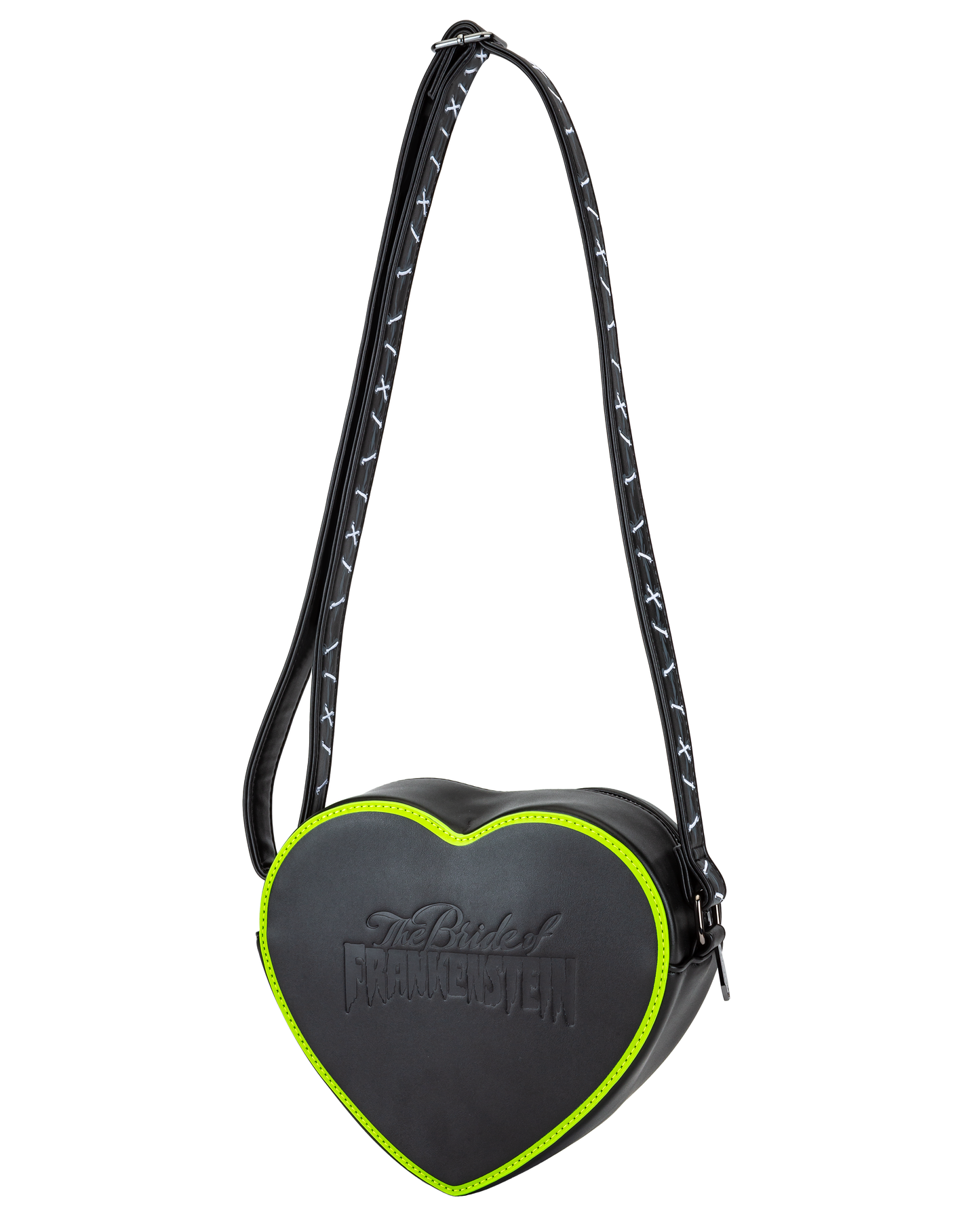 Bride of Frankenstein Stitch Heart Cross Body *Limited Edition*