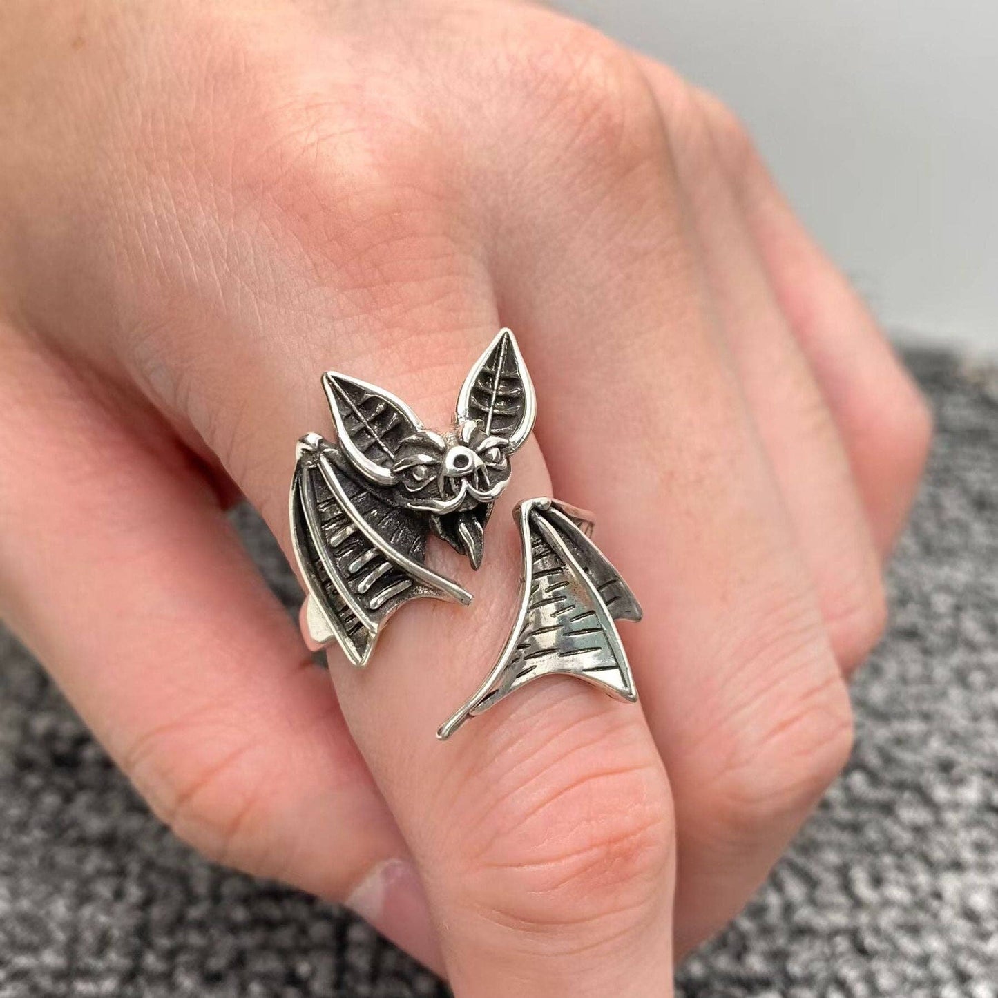 Bat Adjustable Ring