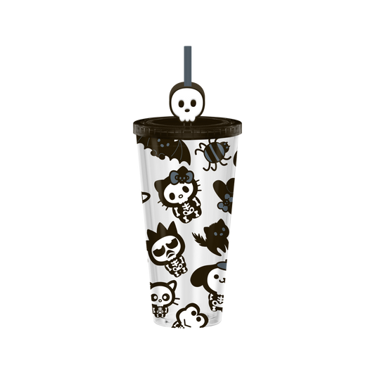 Hello Kitty And Friends Skeleton Group 24oz Plastic Cold Cup