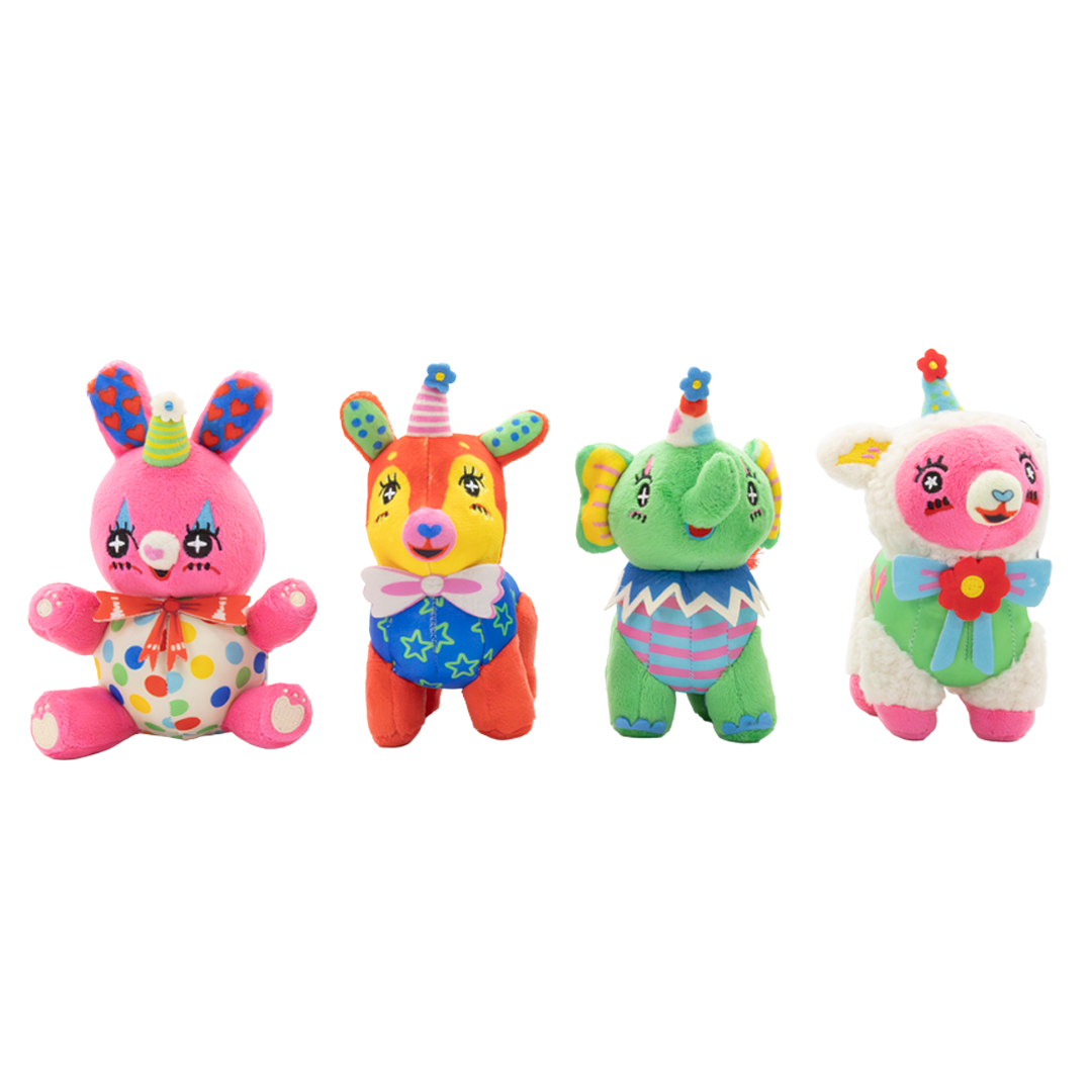 So Lazo Blind Box Party Animals Plush Bag Charms