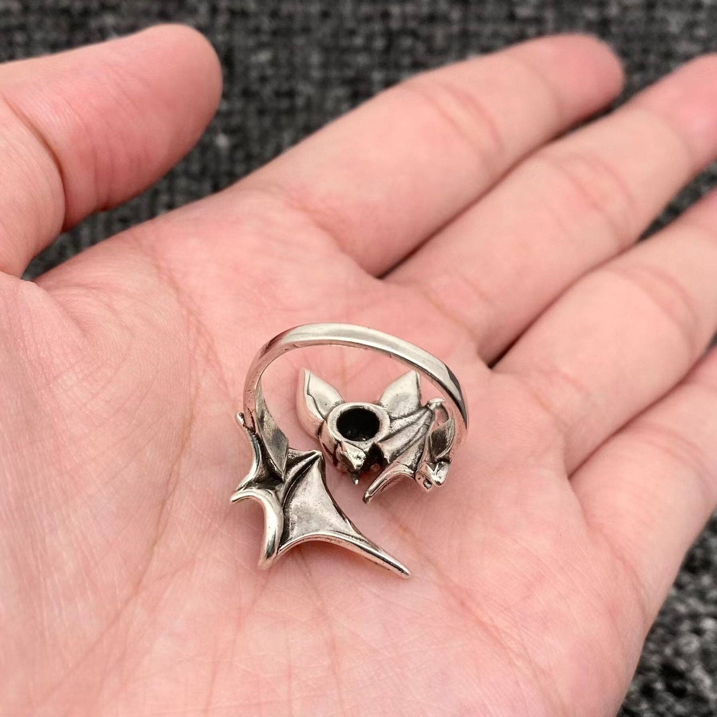 Bat Adjustable Ring