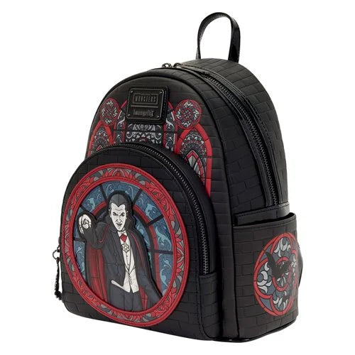 Dracula Stained Glass Mini Loungefly Backpack