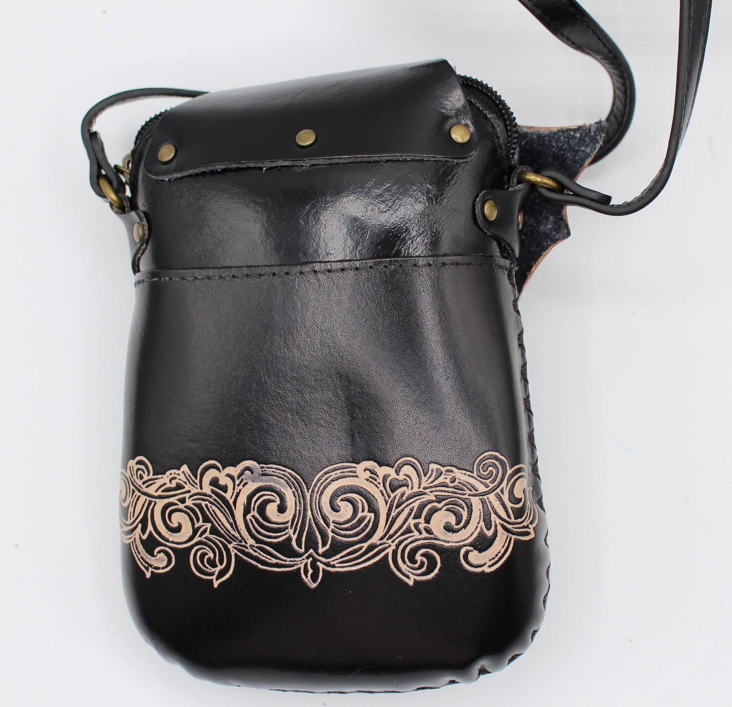 Bat cross-body handbag