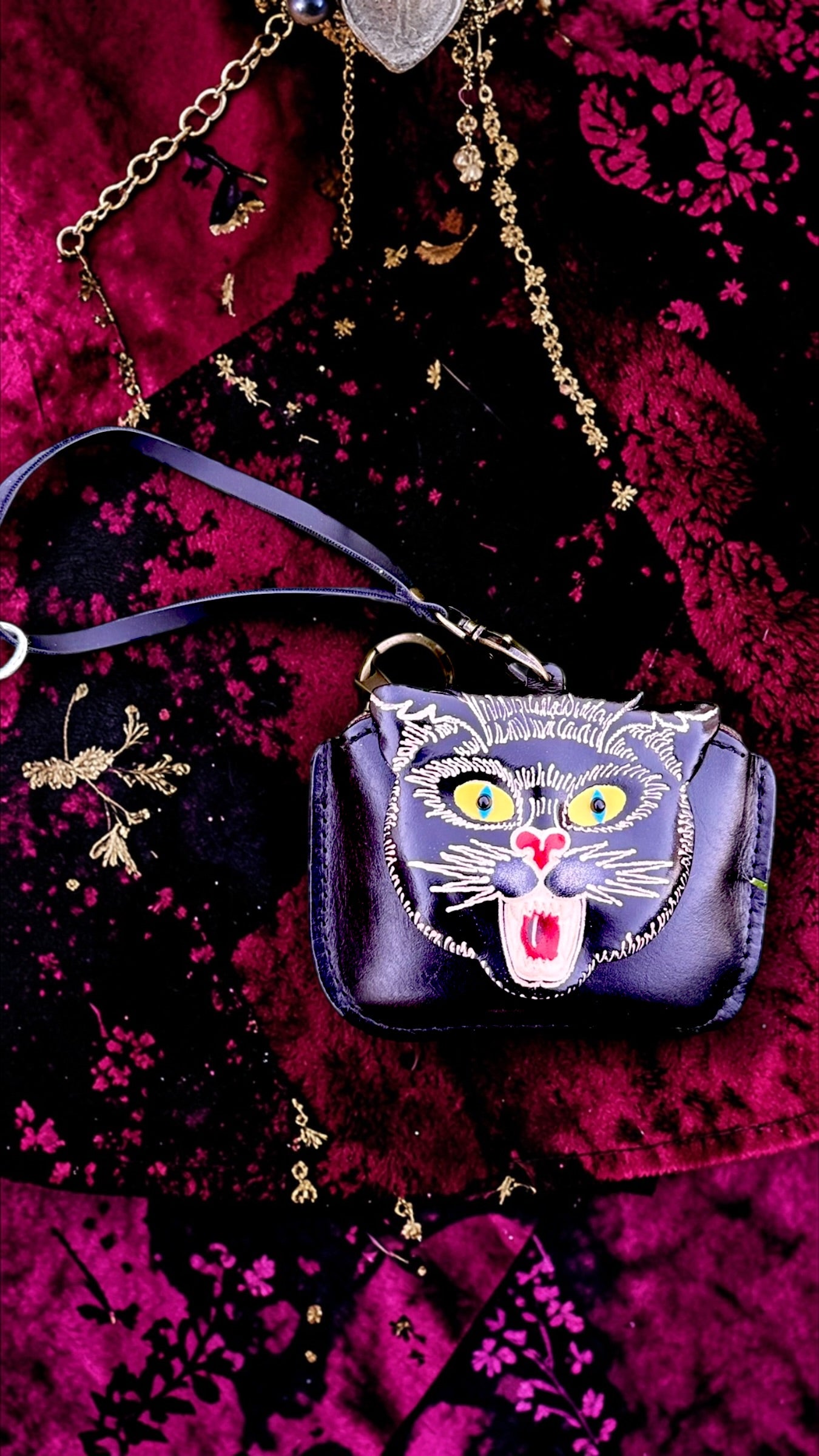 Black Cat Coin Purse