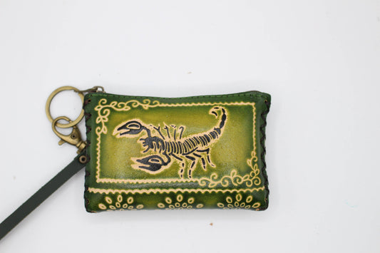 Mini Scorpion Handmade Leather Coin Purse