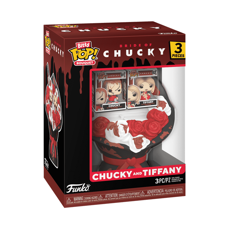 Funko Bitty Pop! Mini-Figure Bouquet Bride of Chucky Chucky and Tiffany