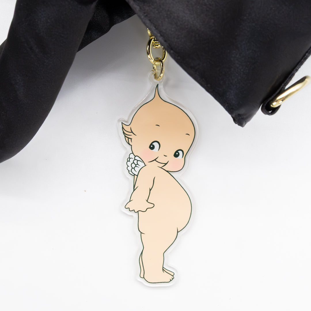 Kewpie Devil Puffy Tote Bag w/ Angel Acrylic Charm Tote