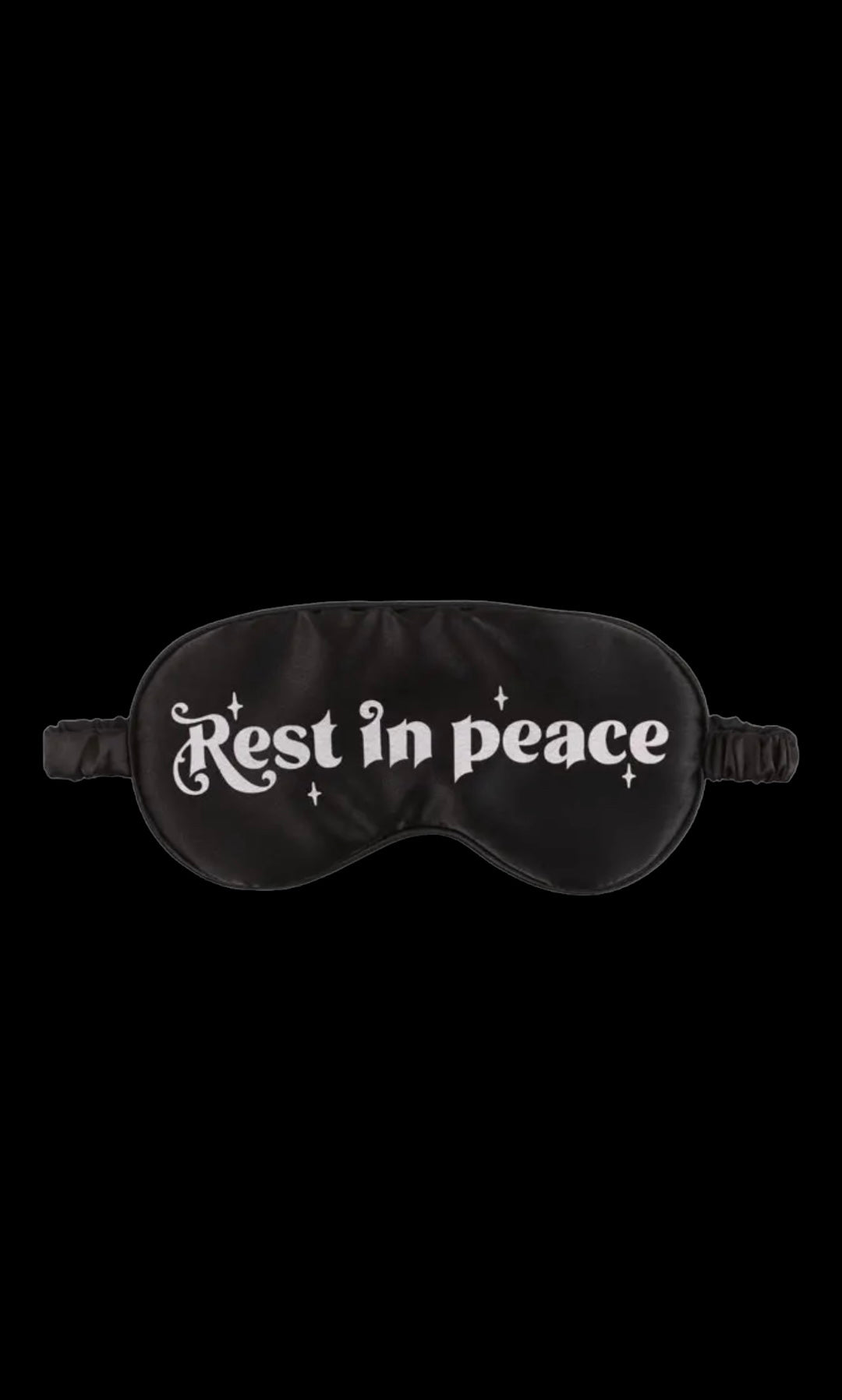 Rest in Peace Satin Eye Mask✨