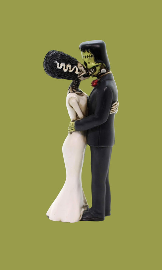 Frank and Bride Kissing Collectible Figurine