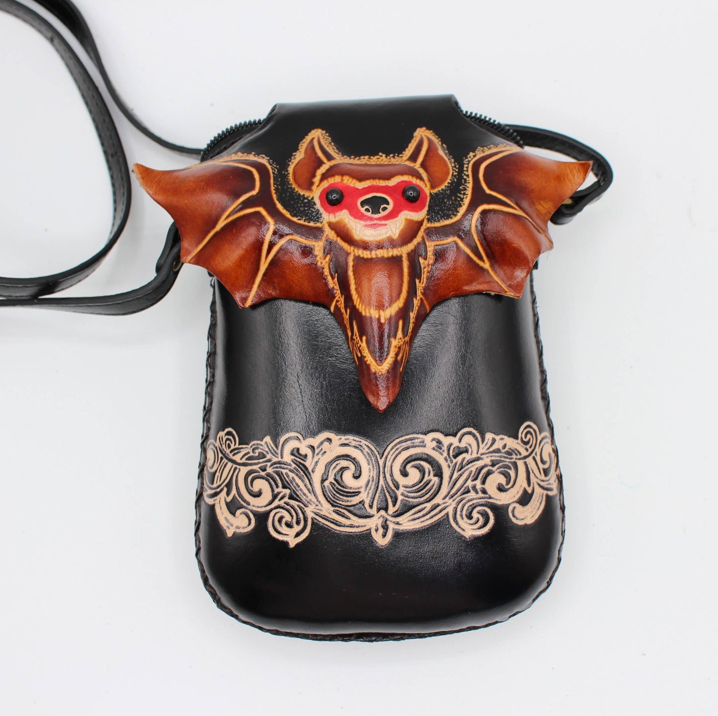 Bat cross-body handbag
